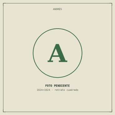 Retrato pendiente — Andrés (placeholder)