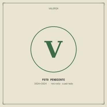 Retrato pendiente — Valeria (placeholder)